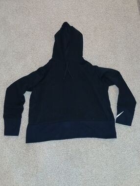 Nike Black Hooded Dri-Fit Pullover Ribbed Womens XL